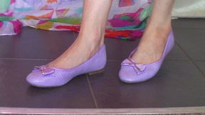 Ballet Flats Feet & Leg Flexing (mkv)