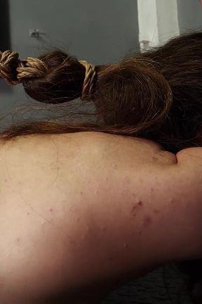 Suspended Hips Buck as Relentless Wand Keeps Slave Mila on the Edge and Denied (1080p)