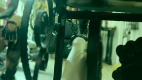 NO mercy PALM Beating - Restrained slave