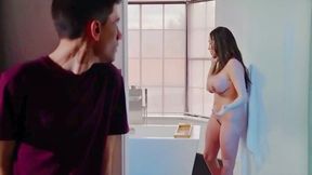 Son Caught Naked Mom in Bathroom and Fucked Her Big Ass ~ A Filthy Family Affair