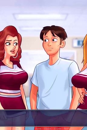 Summertime saga: sexy cheerleaders &amp; sneaking into the hospital ep 78