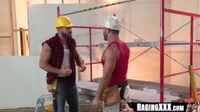 RagingXXX.com - Bareback sex and cock sucking with hunky muscular gays