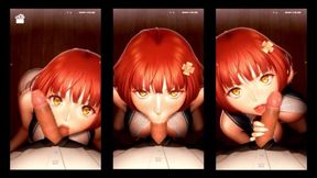 【H GAME】巨乳美女のエッチすぎるフェラ♡ エロアニメ/エロゲーム実況