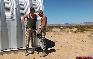 Recruit Jay and Isaac Parker blasts their thick load