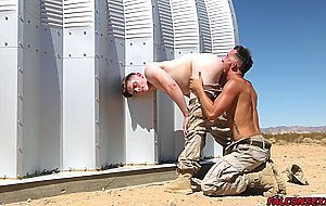Recruit Jay and Isaac Parker blasts their thick load