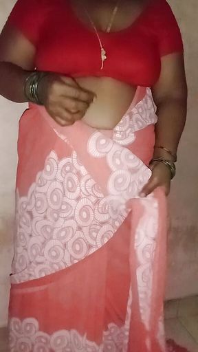 Tamil Uma Was Wearing Saree I Went Near Her and Was Squeezing Her Breasts and Was Gently Rubbing Her Womanhood