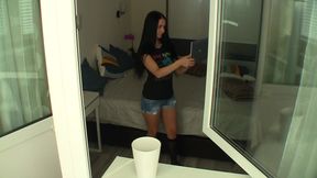 My Stepsister Turns Into a Slut When She Thinks No One Is Looking at Her