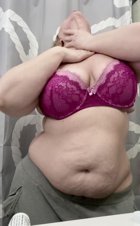 Trying Out My New Bra