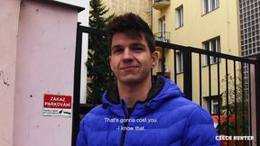 Czech Hunter ~ College Stud Cums Hard During Intense Bareback Anal