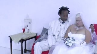 GILF Bride Ride Long Ebony Cock