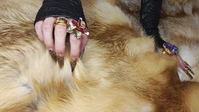 My Extra Long Snakeskin Nails Fuck Your Mind