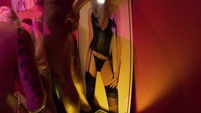 kat lee, kit lee and savannah gold all get off during a group sex orgy