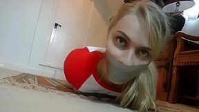 Skinny Blonde Minx - Kinky Bondage Fetish Video