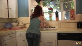 Tender kisses are all that is needed for the dyke redhead to seduce the brunette into fingering
