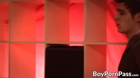 Two twinks jizz together after hardcore anal slamming sex