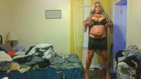 Blonde sissy trap gets feminized into a trembling femboy slut