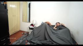 I agreed to share a bed with my stepbrother and the bastard fucked me because he was so horny!