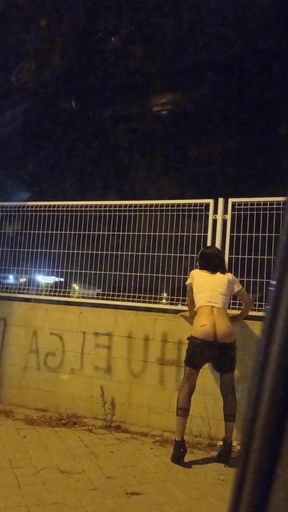 Crossdresser Exhibitionist Outdoors Part 1