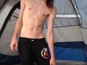 Homeless Sissy Trap Campsite Big Cock Gush Destroyed