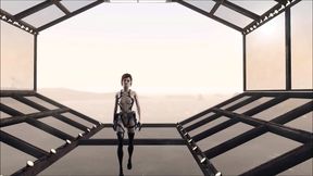 Cute Brunette Anime Chick Shows Off Fallout 4 Fashion In Sexy Style