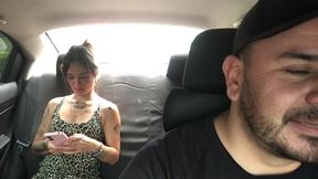 My friend asks me to fuck her on the way home.