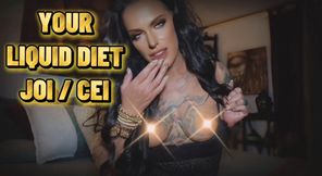 YOUR LIQUID DIET :JOI-CEI Jerk & Eat Your Load BEFORE Every Meal!
