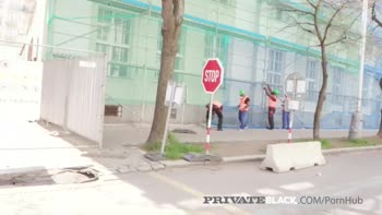 Gina Gerson's Russian : 4 BBCs in a Black-on-Blonde Group Orgy