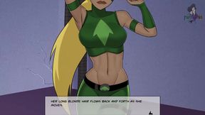 Blackfire Gets Wild With DC Heroes & Heroines In Office Hentai Adventure