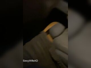 Fingering my Constricted Little Twat Riding Shotgun with a massive Booty Plug