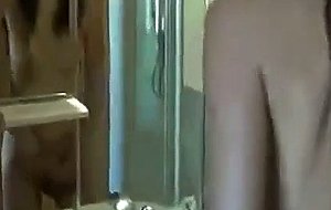 Step-siblings fucking in the bathroom