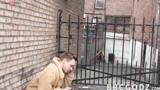 Black Thug Gives White Twinks Anal Lesson in Rough Sex