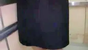 Three Hot Girls Dominate Him In Tight Elevator