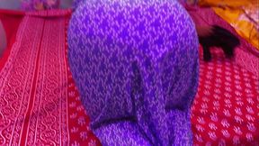 Saudi Hot maid removes her big ass clothes while clean my bed &amp_ I get Hot &amp_ masturbate after seeing
