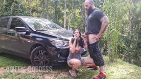 pissing with lust and fucking while smoking!