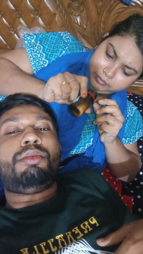 Desi vlog __ New couple romantic village life vlog video __ couple hot vlog