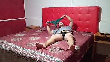 My stepmother surprises me by smelling her lingerie, she got hot and said fuck me hard please, oh my fantasy is coming true