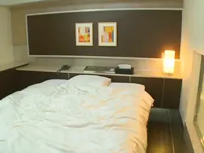 Sexy Girl Teases Her Boobs Before Getting Fucked Doggy Style in Bed