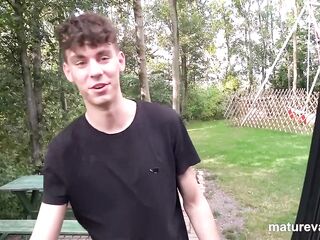 Big Saggy Boobs bouncing on a Hitchhiker