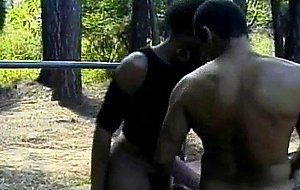 Ugly travesty in outdoor act