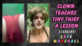 Clown Teaches Tiny Thief a Lesson