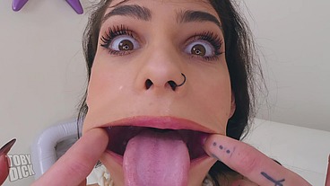 ANAL Piss Soaked - BUBBLY GAPE FARTS - throat use and gagging