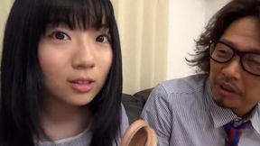 M954G01 A little naughty sober girl&#039;s vaginal shot SEX that is swept away by the skillful storytelling of a pick-up teacher!