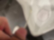 お仕事終わりのおしっこ　放尿　Peeing after work Urination