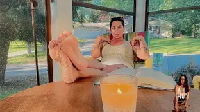Casual Feetup Chatting About Day, I Need a Massage But am Too Ticklish 4K MP4
