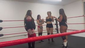 Fatal 4 way Stinkface women’s wrestling match