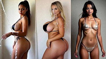 Curvy Ladies Doing Micro Bikini Try on Haul
