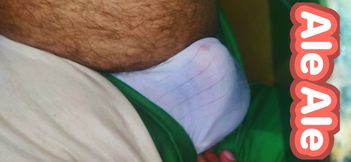 Green short. Hot