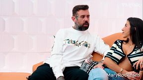 Amateur babe Lena The Plug and Adam 22 engage in a steamy threesome.