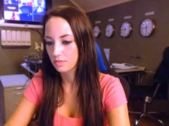 Naughty Teen Secretary on Webcam