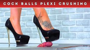 Crushing Your Cock & Balls Until They Pop Under My Plexi & Steel Heeled Platforms (247) - Crush Cam - Extreme Trample Trampling Crush Foot Shoe